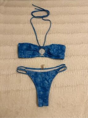 Shein Blue Bikini Set, Size Small